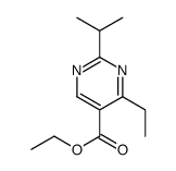 Ethyl 4-ethyl-2-isopropyl-5-pyrimidinecarboxylate picture