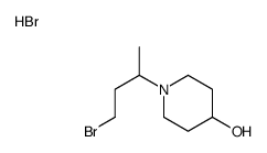 1-(4-bromobutan-2-yl)piperidin-4-ol,hydrobromide结构式