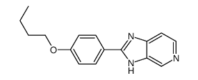 2-(4-butoxyphenyl)-3H-imidazo[4,5-c]pyridine Structure