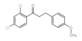 2',4'-DICHLORO-3-(4-METHOXYPHENYL)PROPIOPHENONE Structure