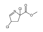 2H-Pyrrole-2-carboxylic acid, 2,4-dichloro-3,4-dihydro-, methyl ester Structure