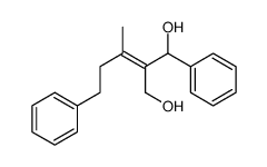 1-phenyl-2-(4-phenylbutan-2-ylidene)propane-1,3-diol Structure