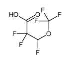 2,2,3-trifluoro-3-(trifluoromethoxy)propanoic acid Structure