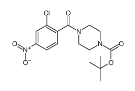 Tert-Butyl 4-(2-Chloro-4-Nitrobenzoyl)Piperazine-1-Carboxylate Structure