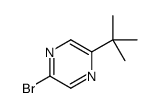 2-bromo-5-tert-butylpyrazine结构式