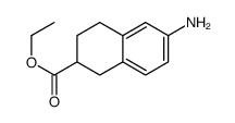 Ethyl 6-amino-1,2,3,4-tetrahydro-2-naphthalenecarboxylate Structure