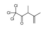 1,1,1-trichloro-3,4-dimethylpent-4-en-2-one结构式