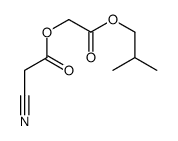 [2-(2-methylpropoxy)-2-oxoethyl] 2-cyanoacetate Structure
