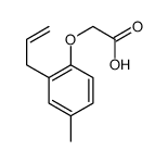 2-(4-methyl-2-prop-2-enylphenoxy)acetic acid Structure