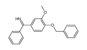 (4-(benzyloxy)-3-methoxyphenyl)(phenyl)methanimine结构式