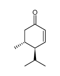 2-Cyclohexen-1-one,5-methyl-4-(1-methylethyl)-,(4S-trans)-(9CI) Structure