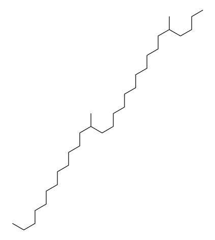 5,17-dimethylnonacosane Structure