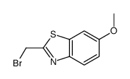 2-(BROMOMETHYL)-6-METHOXYBENZOTHIAZOLE结构式