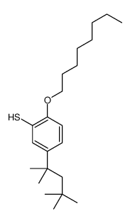 2-octoxy-5-(2,4,4-trimethylpentan-2-yl)benzenethiol结构式