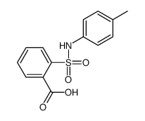 2-[(4-methylphenyl)sulfamoyl]benzoic acid结构式