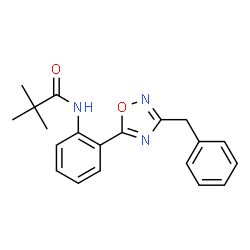 N-[2-(3-Benzyl-1,2,4-oxadiazol-5-yl)phenyl]-2,2-dimethylpropanamide picture