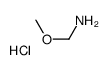 methoxymethanamine,hydrochloride Structure