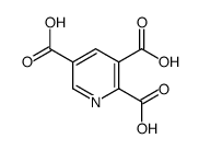 Pyridine-2,3,5-tricarboxylic acid Structure