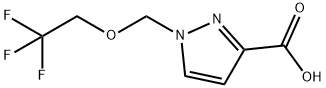 1-[(2,2,2-三氟乙氧基)甲基]-1H-吡唑-3-羧酸结构式
