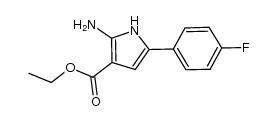 ethyl 2-amino-5-(4-fluorophenyl)-1H-pyrrole-3-carboxylate结构式