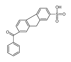 7-benzoyl-9H-fluorene-2-sulfonic acid Structure