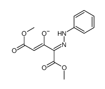 (4E)-1,5-dimethoxy-1,5-dioxo-4-(phenylhydrazinylidene)pent-2-en-3-olate Structure