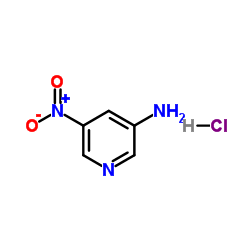 5-硝基吡啶-3-胺盐酸盐结构式