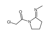 2-Pyrrolidinimine, 1-(chloroacetyl)-N-methyl- (9CI) picture