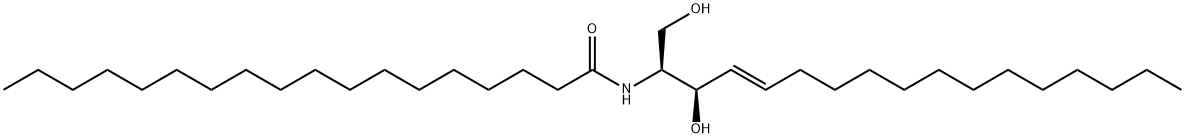 N-octadecanoyl-C17-sphingosine structure