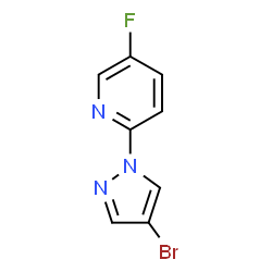 2-(4-Bromo-1H-pyrazol-1-yl)-5-fluoropyridine picture