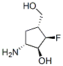 Cyclopentanemethanol, 4-amino-2-fluoro-3-hydroxy-, (1alpha,2beta,3beta,4alpha)- (9CI)结构式