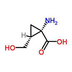 Cyclopropanecarboxylic acid, 1-amino-2-(hydroxymethyl)-, (1S,2R)- (9CI) picture