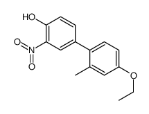 4-(4-ethoxy-2-methylphenyl)-2-nitrophenol Structure