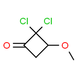 Cyclobutanone,2,2-dichloro-3-methoxy-结构式