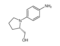 [(S)-1-(4-Amino-phenyl)-pyrrolidin-2-yl]-methanol Structure