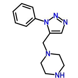 1-[(1-Phenyl-1H-1,2,3-triazol-5-yl)methyl]piperazine Structure