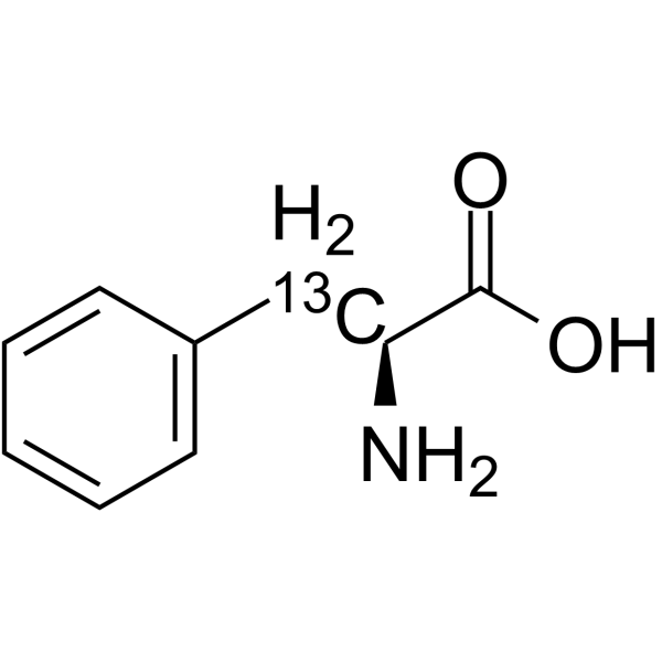 L-Phenylalanine-3-13C Structure