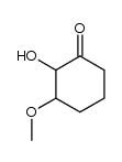 2-hydroxy-3-methoxycyclohexanone结构式