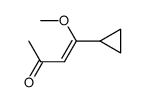 3-Buten-2-one, 4-cyclopropyl-4-methoxy- (9CI) structure