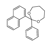 2-naphthalen-1-yl-2-phenyl-1,3-dioxepane结构式