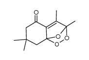 3,4,7,7-tetramethyl-7,8-dihydro-3H-3,8a-epoxybenzo[c][1,2]dioxin-5(6H)-one Structure