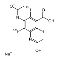 3,5-Bis(acetylamino)-2,4,6-tri(131I)iodobenzoic acid sodium salt picture