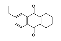 6-ethyl-1,2,3,4-tetrahydroanthraquinone structure