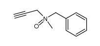 N-methyl N-propargyl benzylamine N-oxide Structure