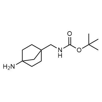 tert-Butyl N-({4-aminobicyclo[2.2.1]heptan-1-yl}methyl)carbamate picture