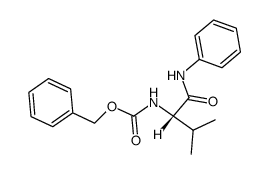 (S)-benzyl (3-methyl-1-oxo-1-(phenylamino)butan-2-yl)carbamate结构式