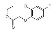 ethyl 2-(2-chloro-4-fluorophenoxy)acetate结构式