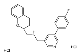 1-[(2R)-3,4-dihydro-2H-chromen-2-yl]-N-[[5-(4-fluorophenyl)pyridin-3-yl]methyl]methanamine,dihydrochloride图片