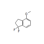 1,1-Difluoro-4-methoxyindane Structure