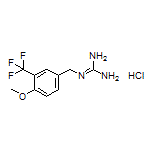 2-[4-甲氧基-3-(三氟甲基)苄基]胍盐酸盐结构式